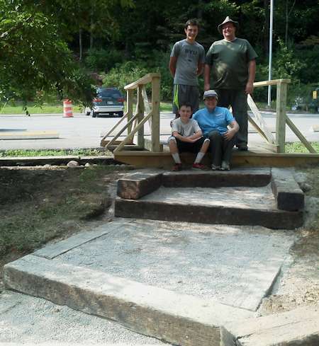 Boy Scout Troop 140 Staircase/Bridge Project