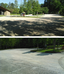 Auditorium Parking Lot After Expansion