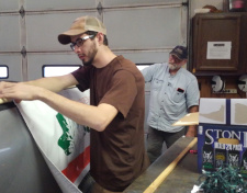 FRREC Staff Help Decorate the Oak Ridge Parade Float