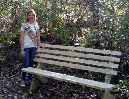 Maggie Clark's Bench Project at the Arboretum